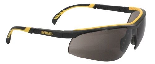 DeWalt Dual Comfort Safety Glasses with Black Frame and Smoke Lens - Mycitystee