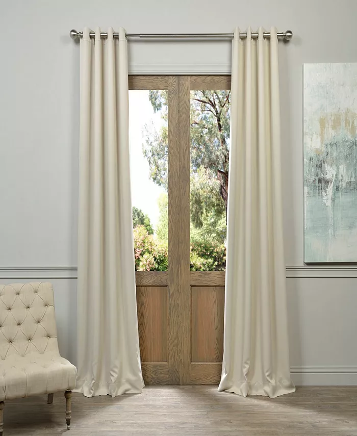 Exclusive Fabrics Furnishings Blackout Grommet Curtain Panels - Mycitystee