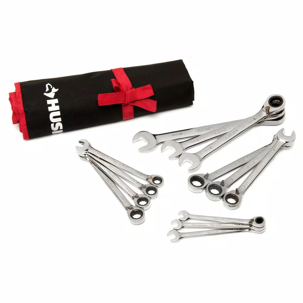 Husky Master Metric Reversible Ratcheting Wrench Set (13-Piece) and#8211; XDC Depot - Mycitystee