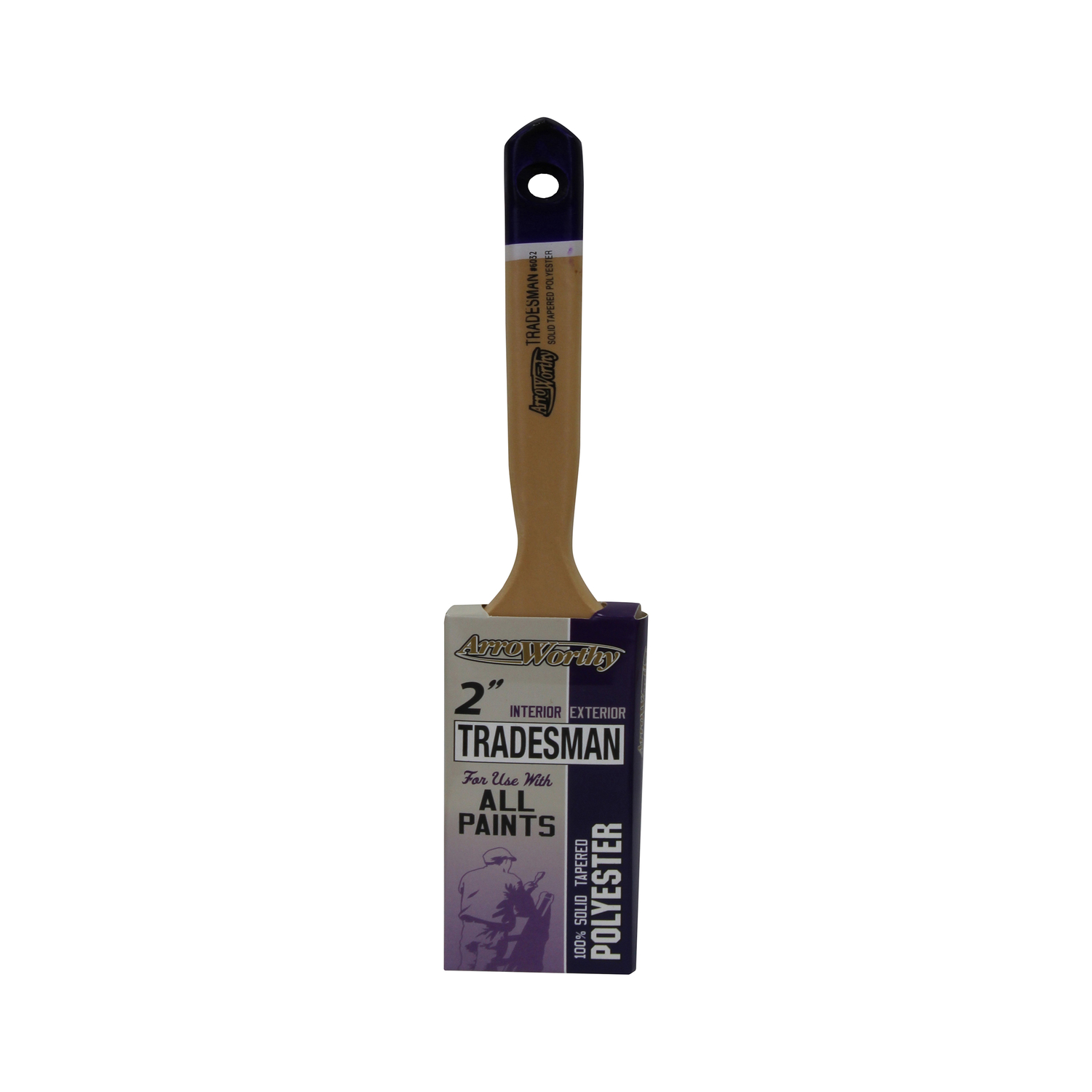 Arroworthy Tradesman 2 in. Flat Paint Brush - Mycitystee