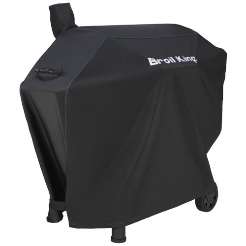 Broil King 67069 Premium Grill Cover， 61 in W， 24 in D， 45 in H， Polyester Fabric/PVC， Black - Mycitystee