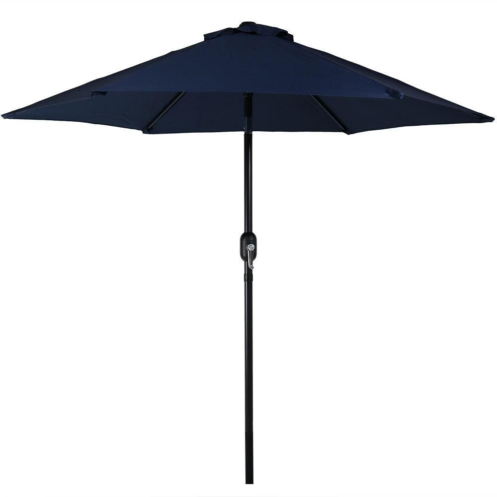 Ultimate Patio 7.5 Ft. Octagonal Aluminum Patio Market Umbrella W/ Crank and Tilt - Mycitystee