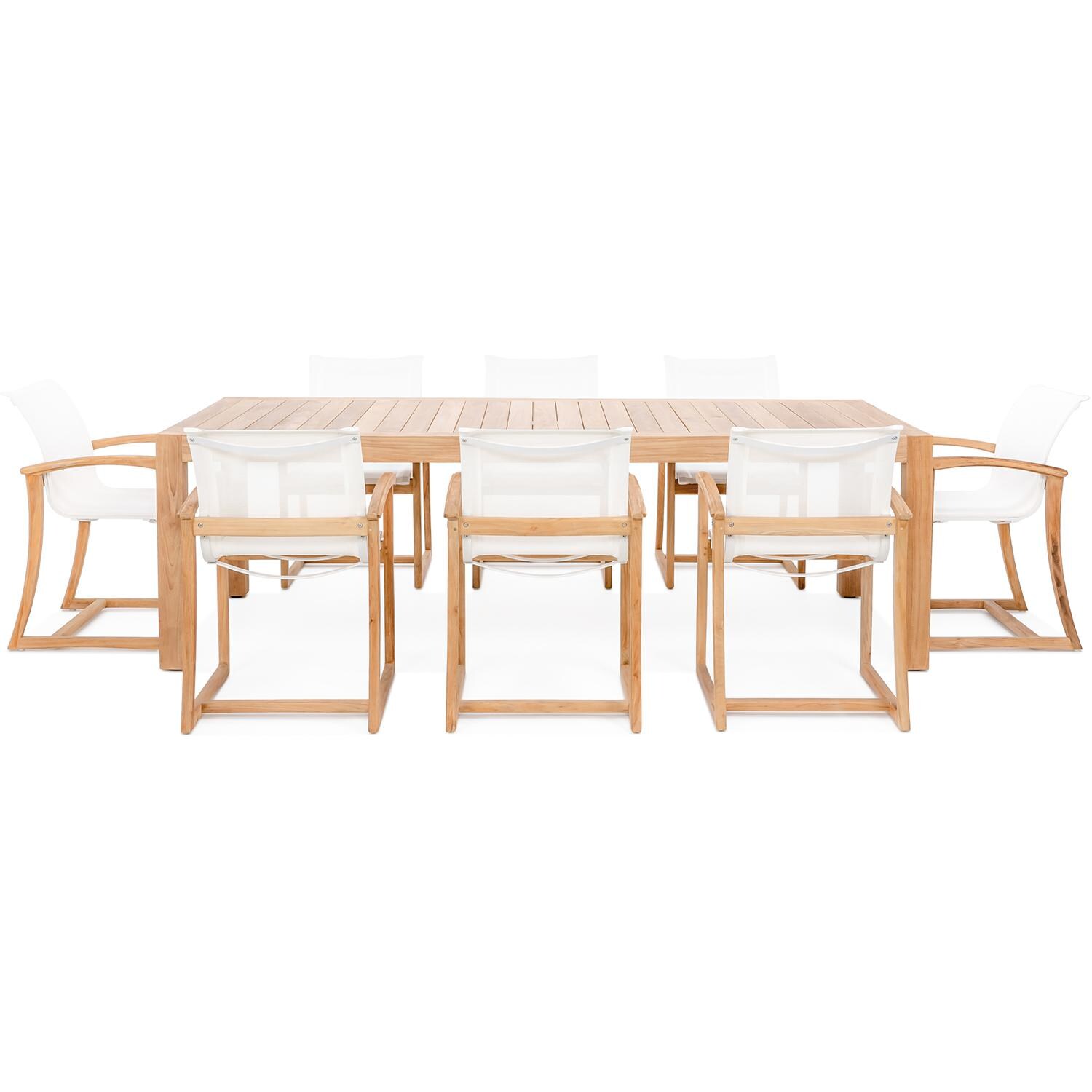 Signature Candleview 9-Piece Dining Set W/ 95-Inch Rectangular Table - Mycitystee