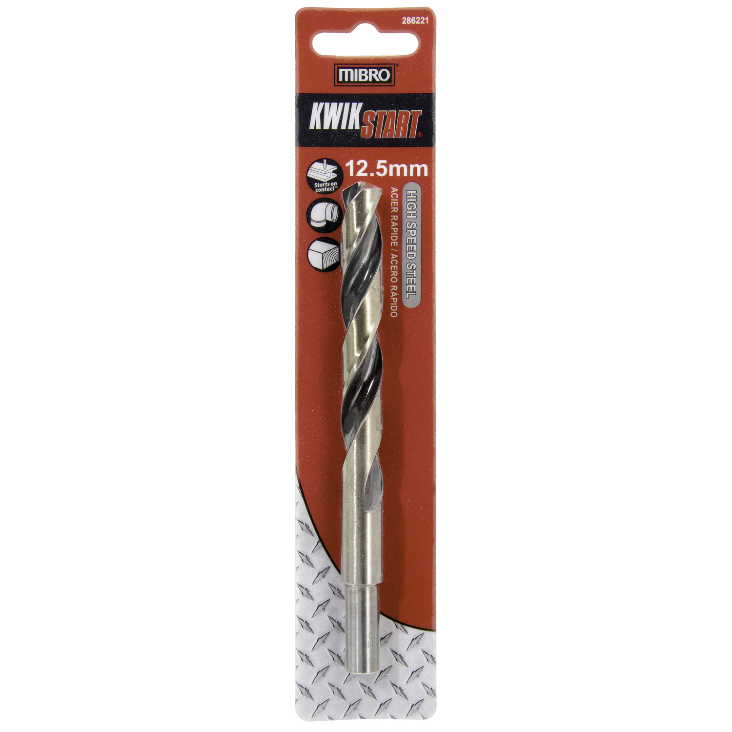 MIBRO 12.5 mm X 6 in. L High Speed Steel Metric Drill Bit 1 pc - Mycitystee