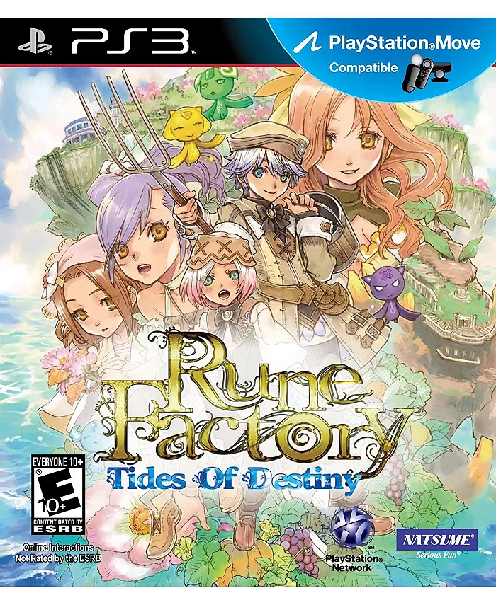 Natsume Rune Factory: Tides of Destiny - PlayStation 3 - Mycitystee