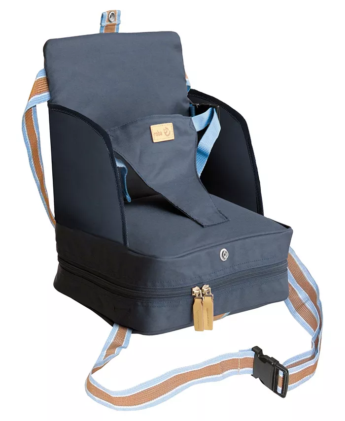 Roba-Kids Booster Seat Blue Child Inflatable Seat with Raised Sides for Home Traveling - Mycitystee