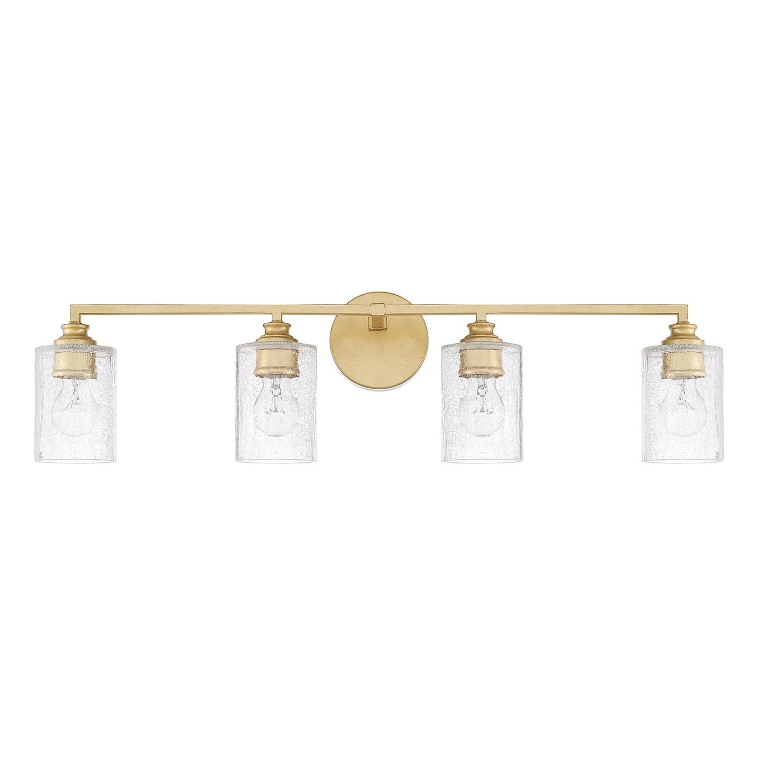 Milan 4-light Capital Gold Bath/Vanity Fixture - Mycitystee