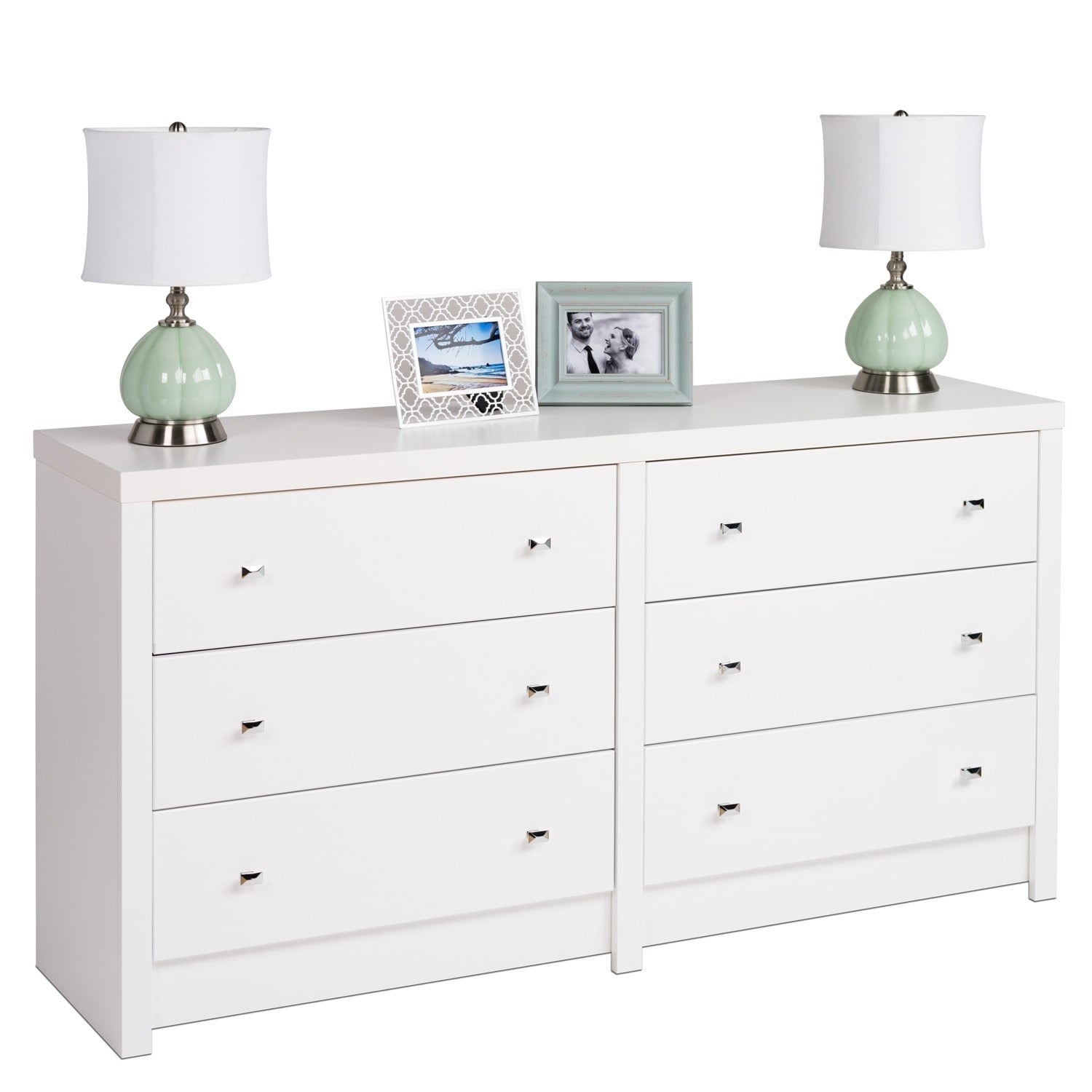 Pure White Nolita 6-drawer Dresser - - 8407373 - Mycitystee