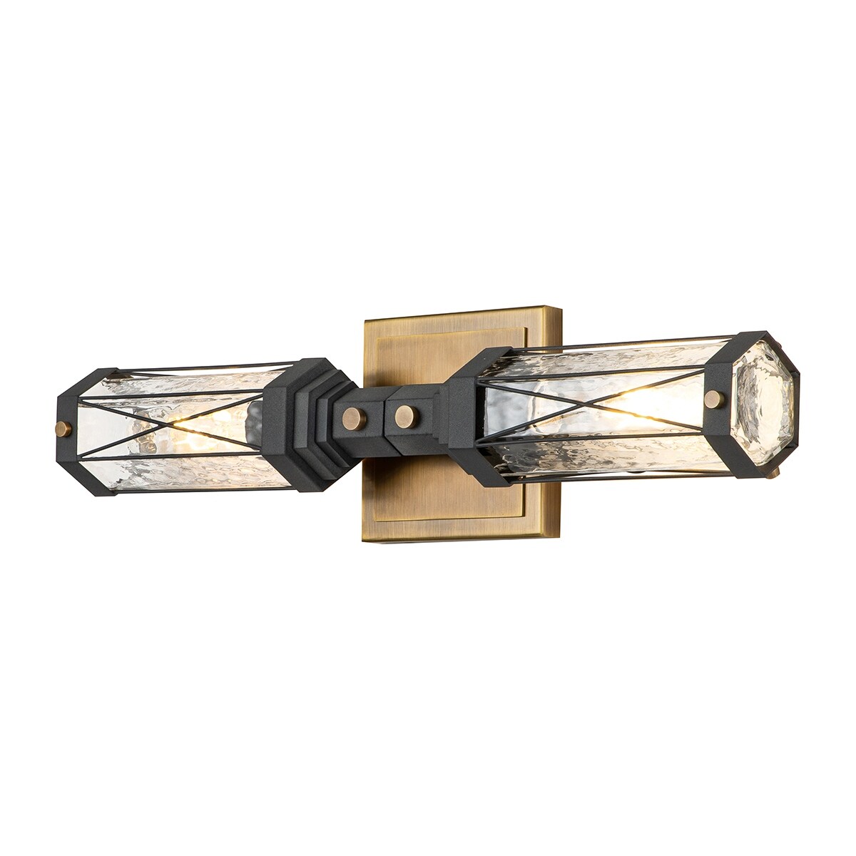 Rustic 2 Light Wall Vanity Sconce - Mycitystee