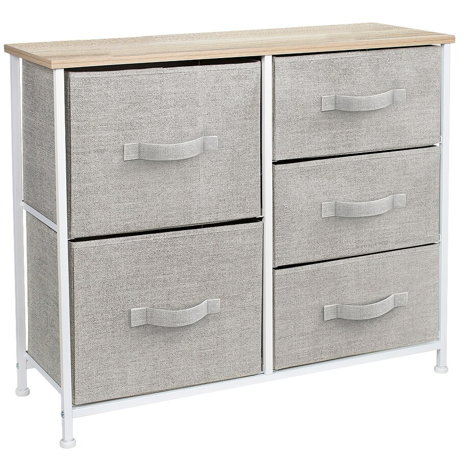 Dresser w/ 5 Drawers - Furniture Storage Tower Unit for Home， Bedroom - - 30821948 - Mycitystee