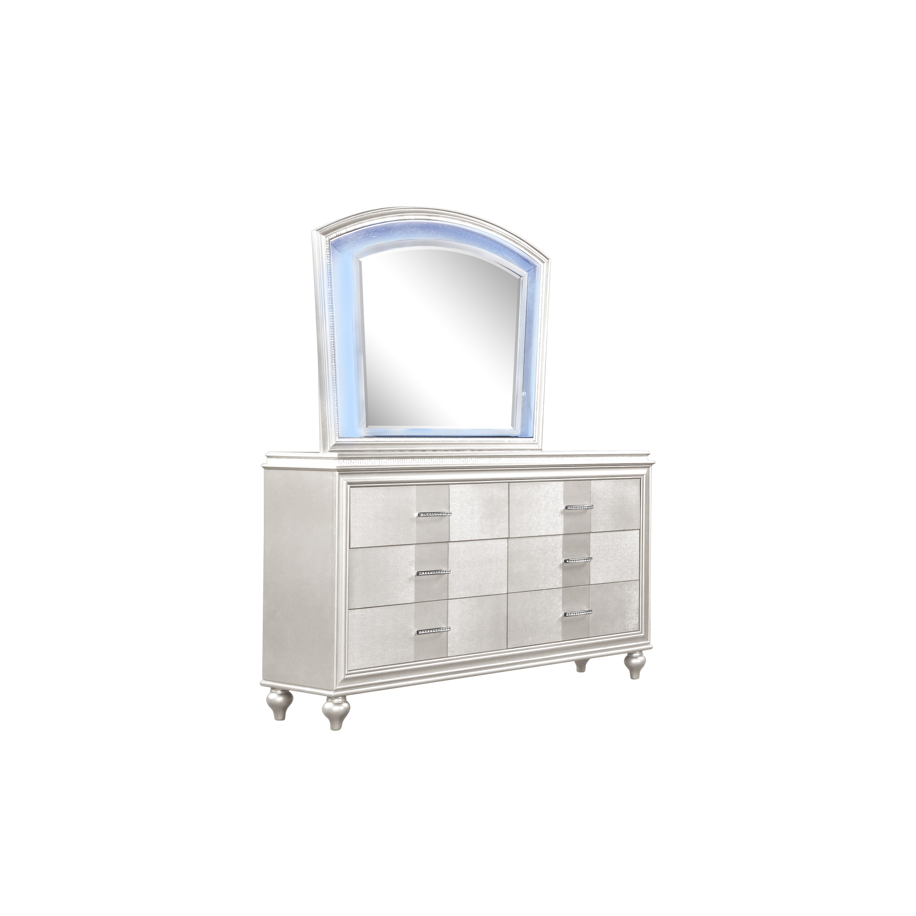 Global Pronex Wooden Dresser with 6 Drawers in White - - 35478748 - Mycitystee