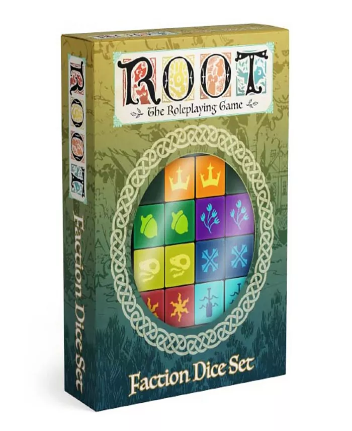Magpie Games Root - The Rpg Faction Dice 14 Piece Rpg Dice To Be Used With The Roleplaying Game， Accessory， One Pair of Six-Sided Dice For Each of The - Mycitystee