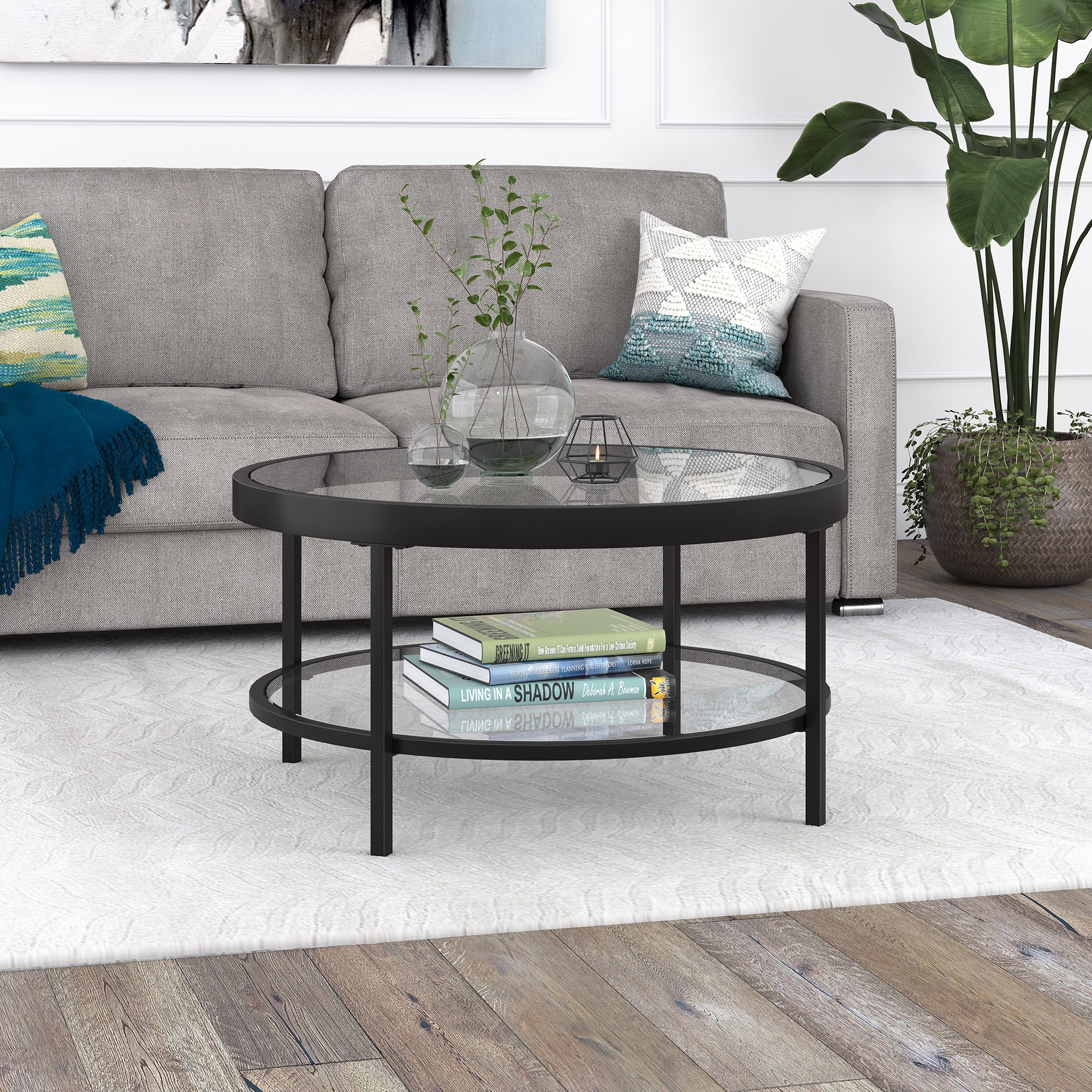 Alexis 32'' Wide Round Coffee Table - Mycitystee