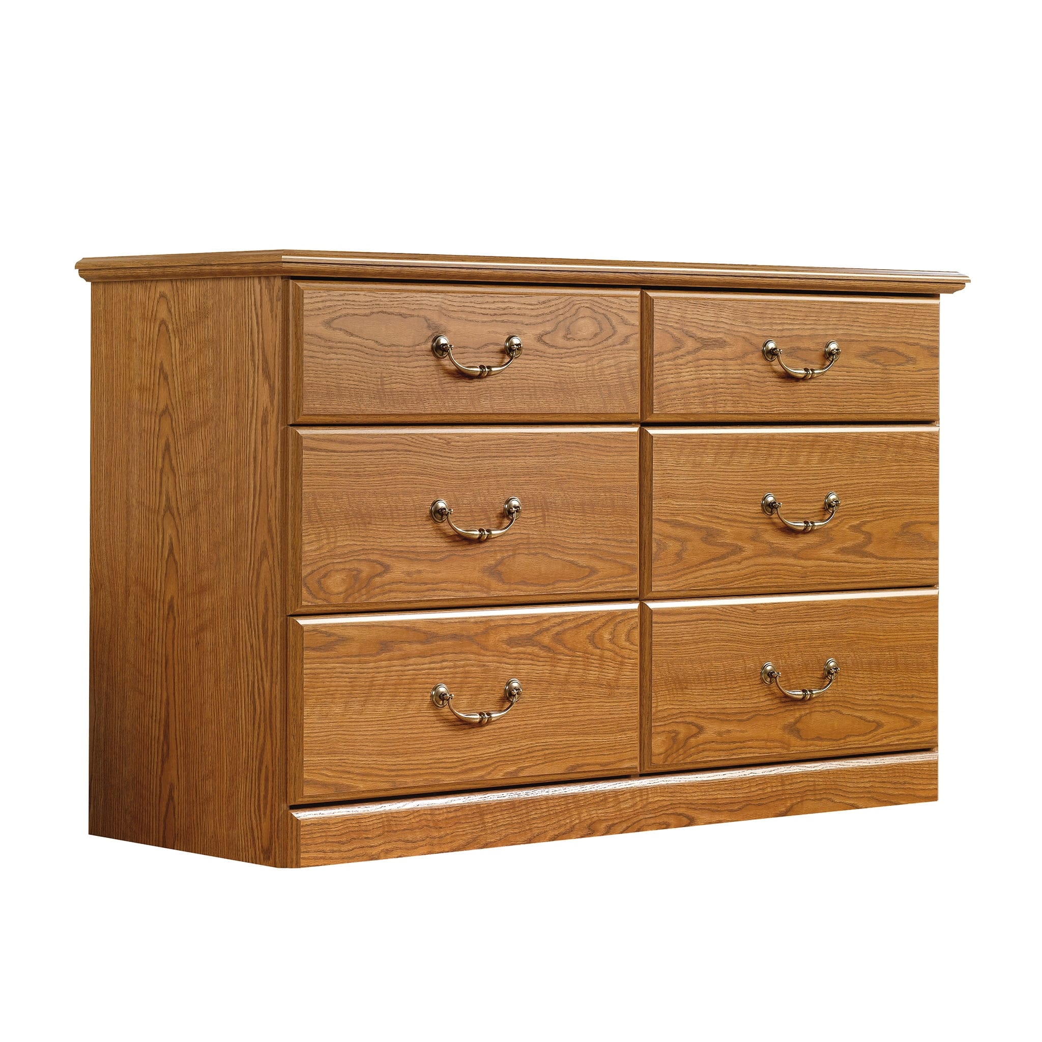 Orchard Hills 6 Drawer Dresser， Carolina Oak finish - - 36940958 - Mycitystee