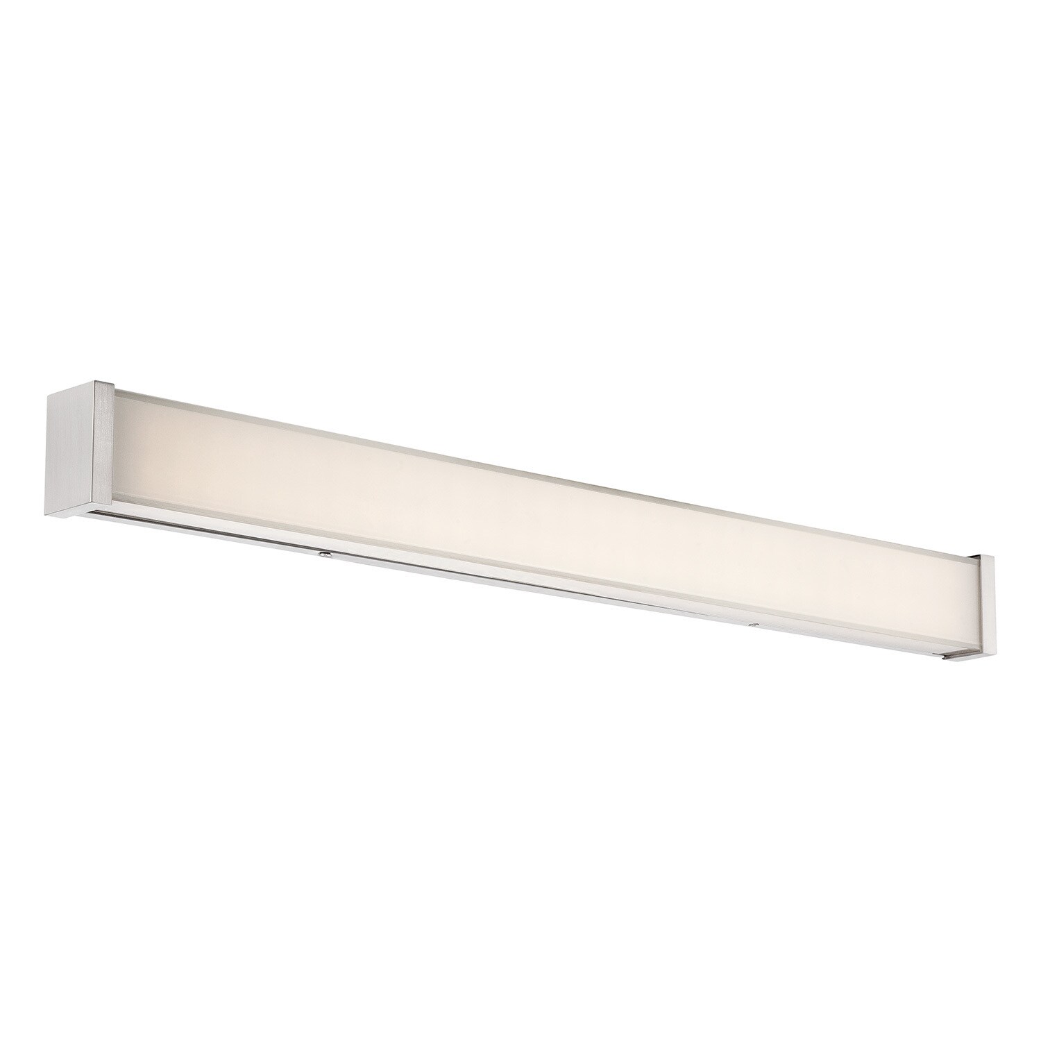 WAC Lighting Svelte Beige/Silver Nickel/Chrome Finish Aluminum 34-inch LED Bath and Wall Light - Mycitystee