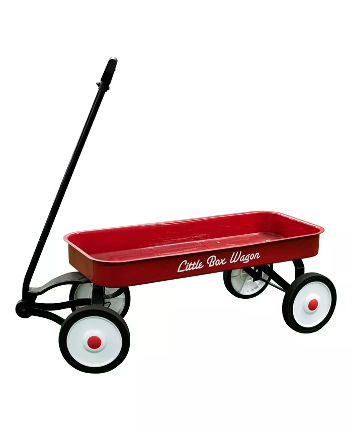 Synergistic Industrial Children's Classic Pull Along Steel Wagon - Mycitystee