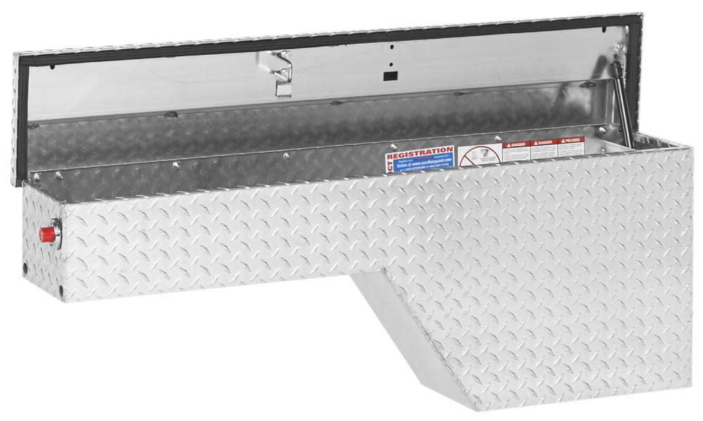 Pork Chop Box, Aluminum, Driver Side, 2.1 Cu. Ft. - Mycitystee