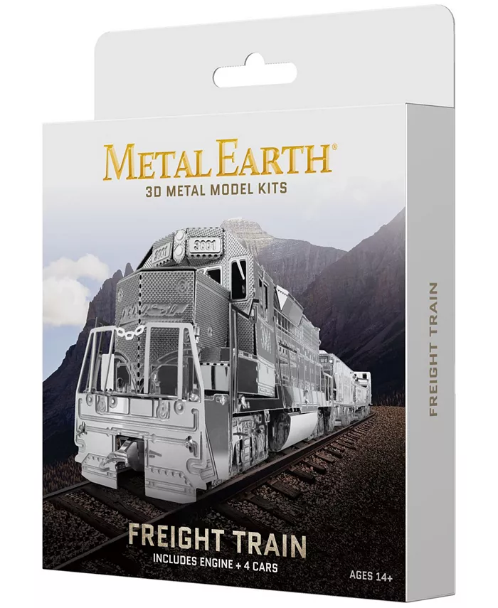 Fascinations Metal Earth 3D Metal Model Kit - Freight Train Box Set - Mycitystee