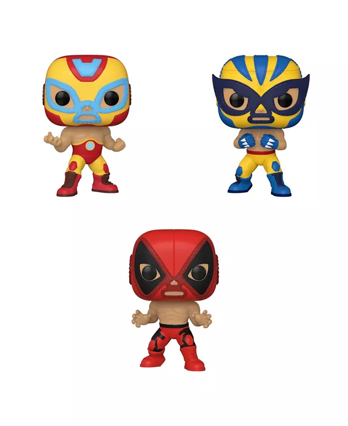 Funko Pop Marvel Luchadores Collectors Set 2， 3 Piece - Mycitystee