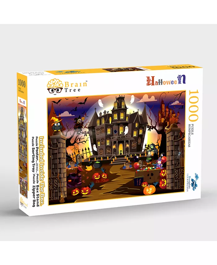 Brain Tree Games Halloween House 1000 Piece Puzzle - Mycitystee