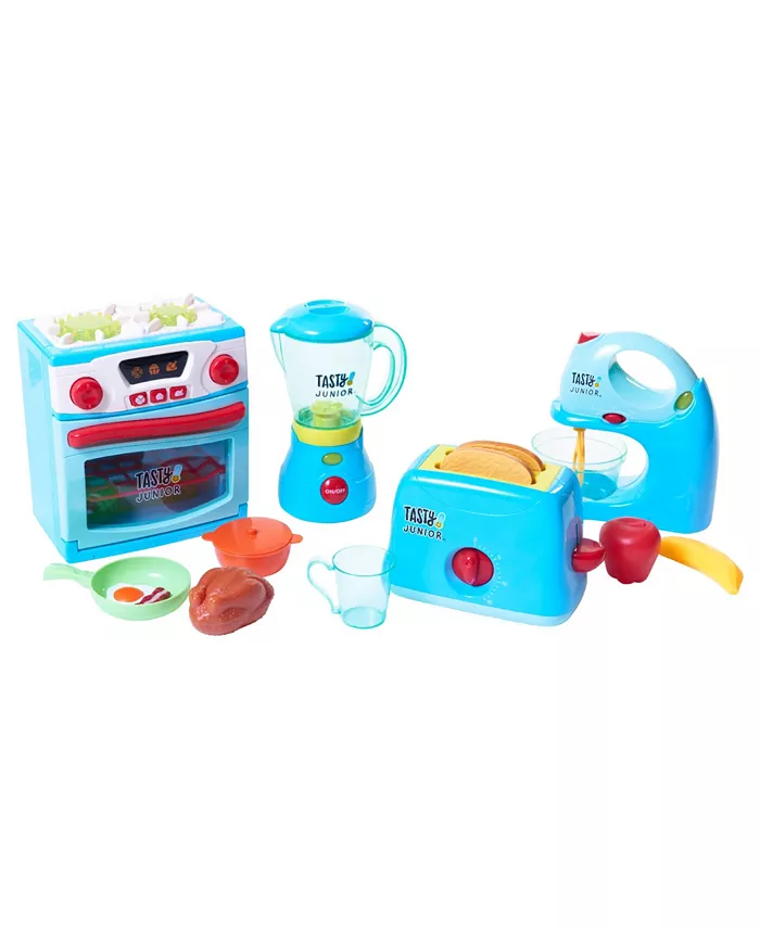 Tasty Jr. 4 in 1 Mini Chef Play Set， 14 Piece - Mycitystee