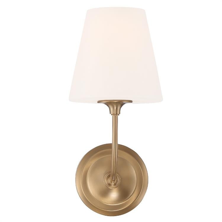 Libby Langdon Sylvan 1 Light Vibrant Gold Wall Mount - 6'' W x 13.25'' H x 9.75'' D - Mycitystee