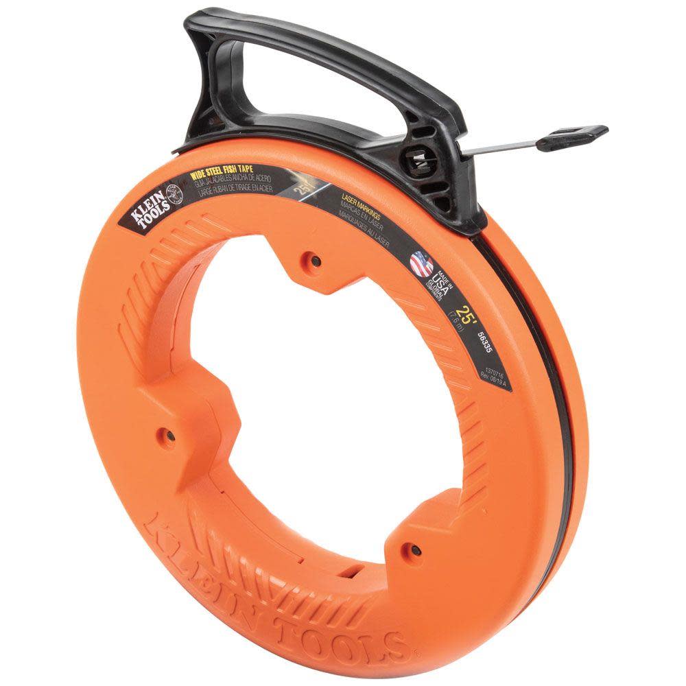 25' Wide Steel Fish Tape - Mycitystee