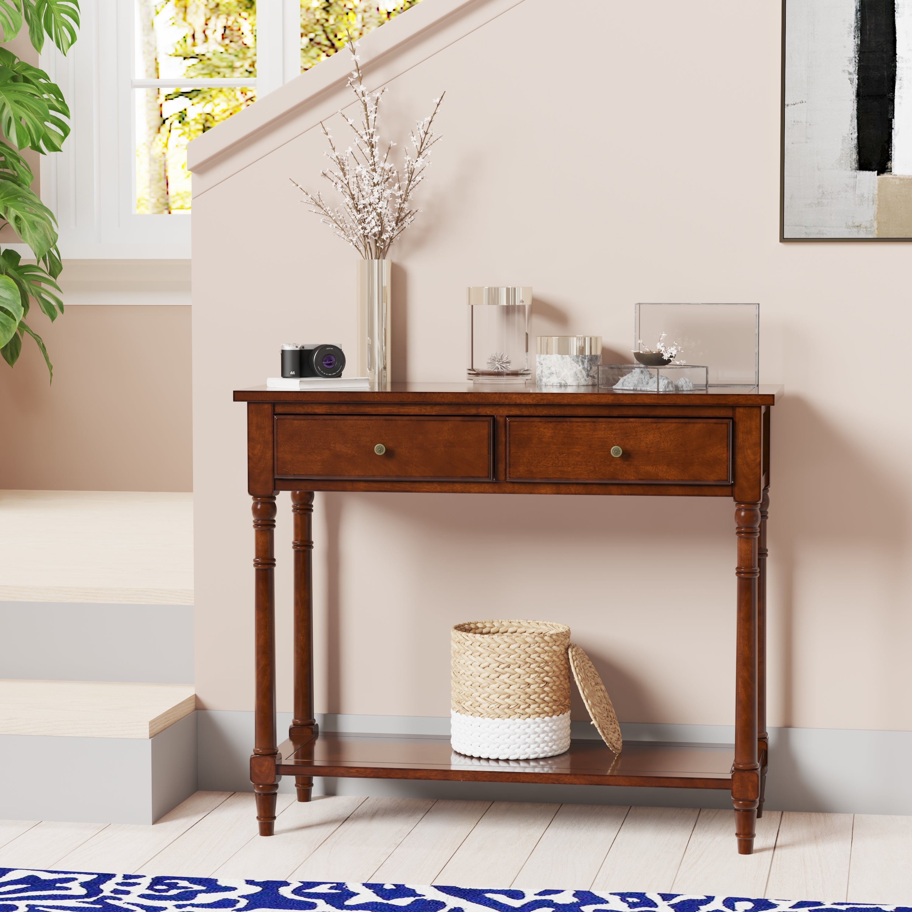Cherry Solid Wood Sofa Table - Mycitystee