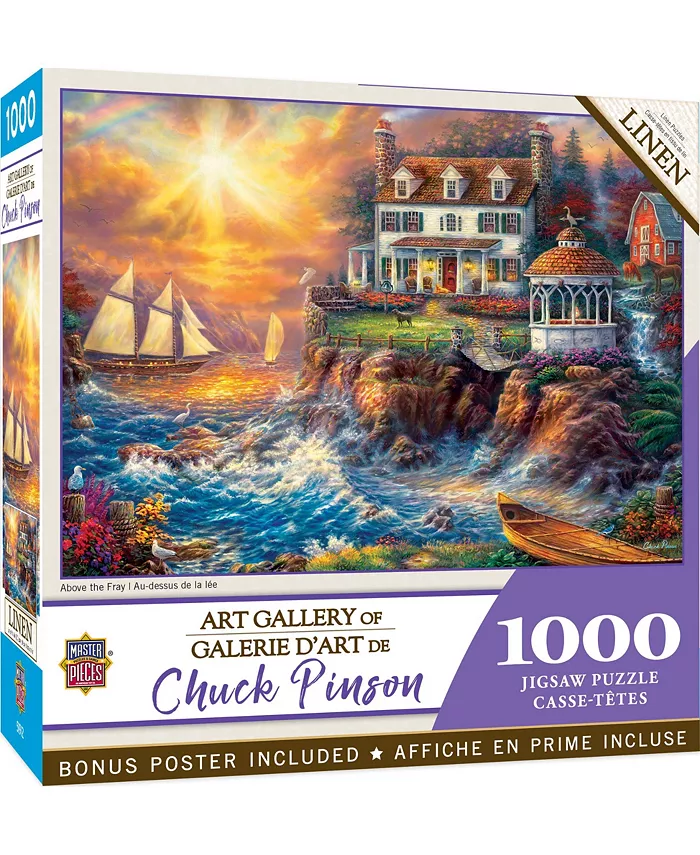 MasterPieces Puzzles MasterPieces 1000 Piece Jigsaw Puzzle - Above the Fray - Mycitystee