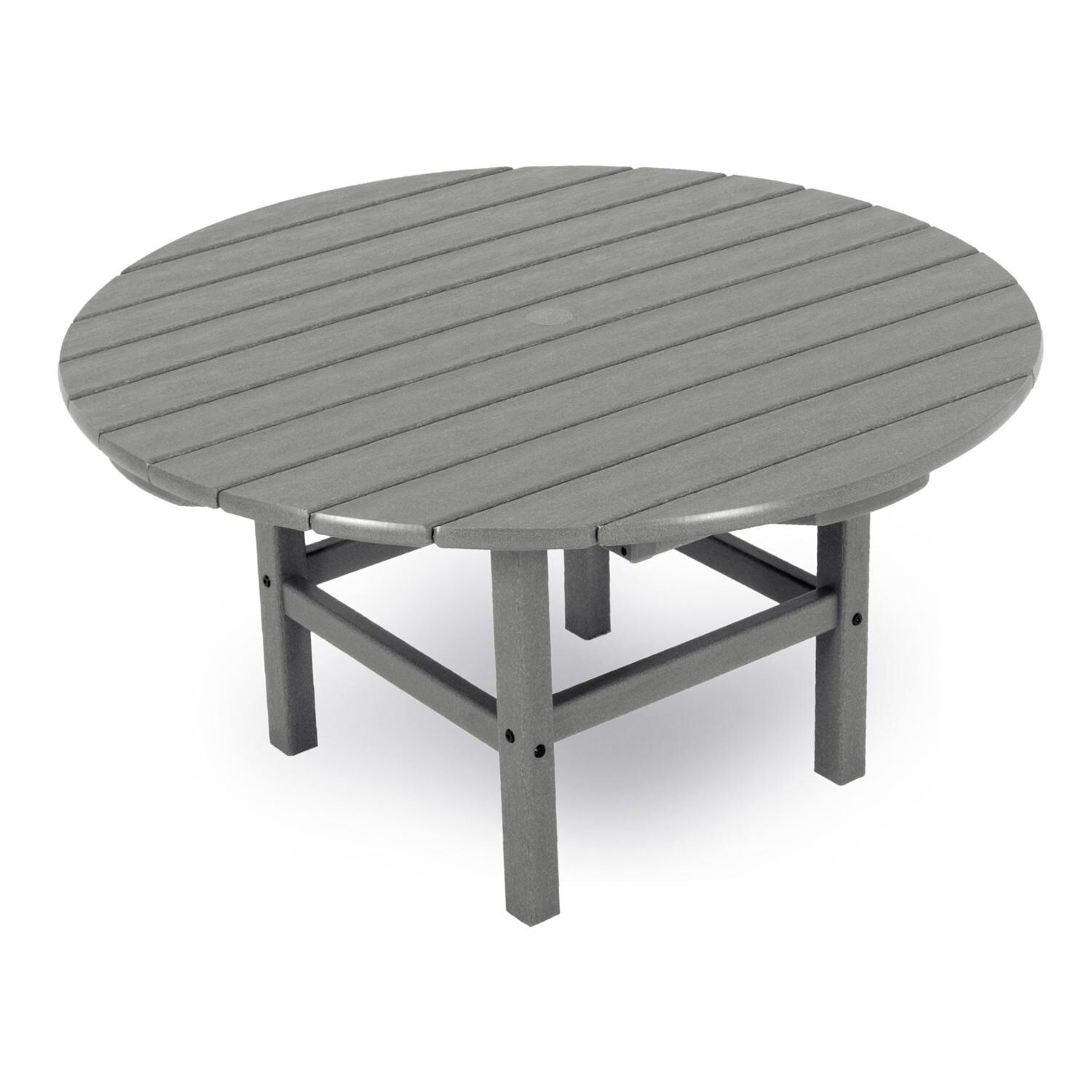 POLYWOOD 38-Inch Round Conversation Table - Mycitystee
