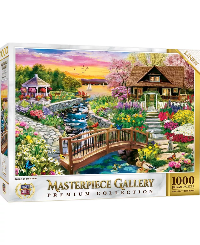 MasterPieces Puzzles MasterPiece Gallery - Spring on the Shore 1000 Piece Puzzle - Mycitystee