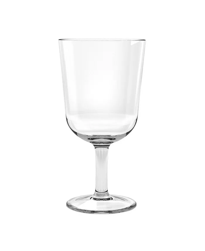 TarHong Simple Wine Glass， Clear， 16 oz.， Premium Plastic， Set of 6 - Mycitystee