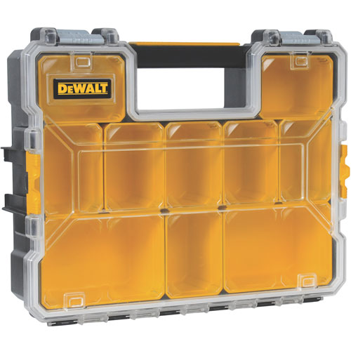 New DeWalt DWST14825 Deep Pro Organizer w/Integrated Carry Handle， 10-Compartment - Mycitystee