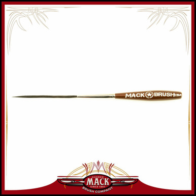 Size 000 Series Long Bob Pinstriping Scroll Black Synthetic Brush - Mycitystee