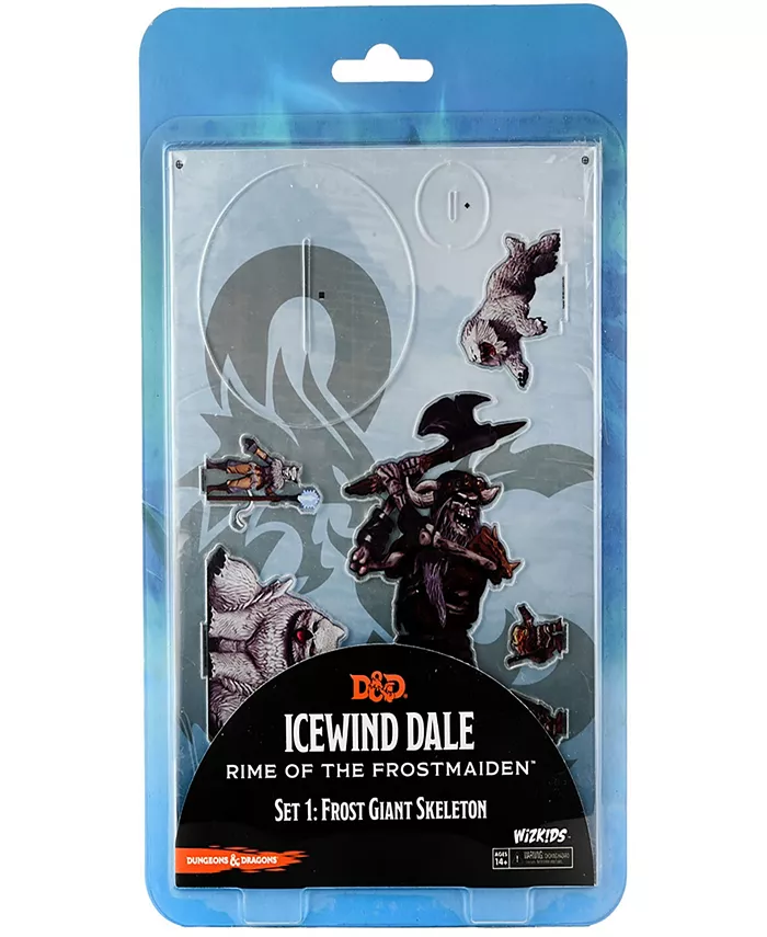 WizKids Games Dungeons Dragons Idols of the Realms Miniatures Icewind Dale Rime of the Frostmaiden 2 Dimensional 1st Frost Giant Skeleton 11 Piece Set - Mycitystee