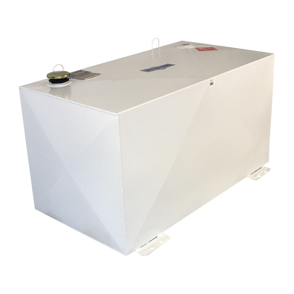 100 Gallon HD Series White Rectangular Transfer Tank - Mycitystee