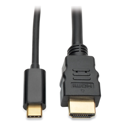 Tripp Lite USB Type C to HDMI Cable， 6 ft， Black (U444006H) - Mycitystee