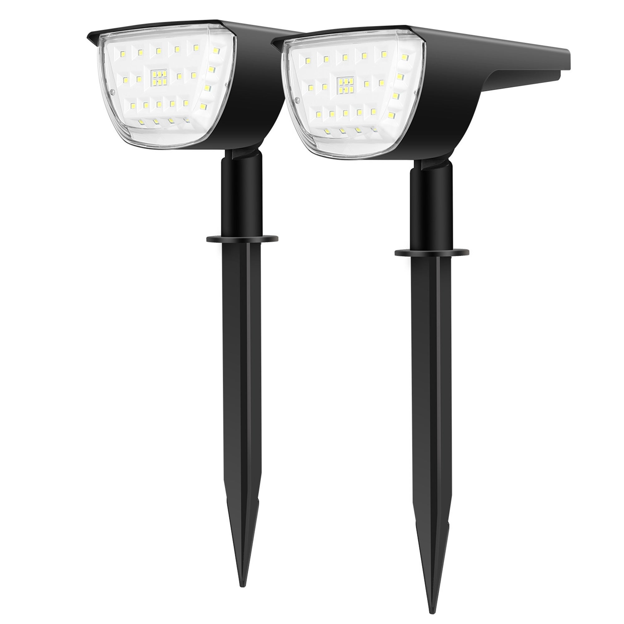 32 LEDs Solar Landscape Spotlights Auto On/Off Security Wall Lights - Mycitystee