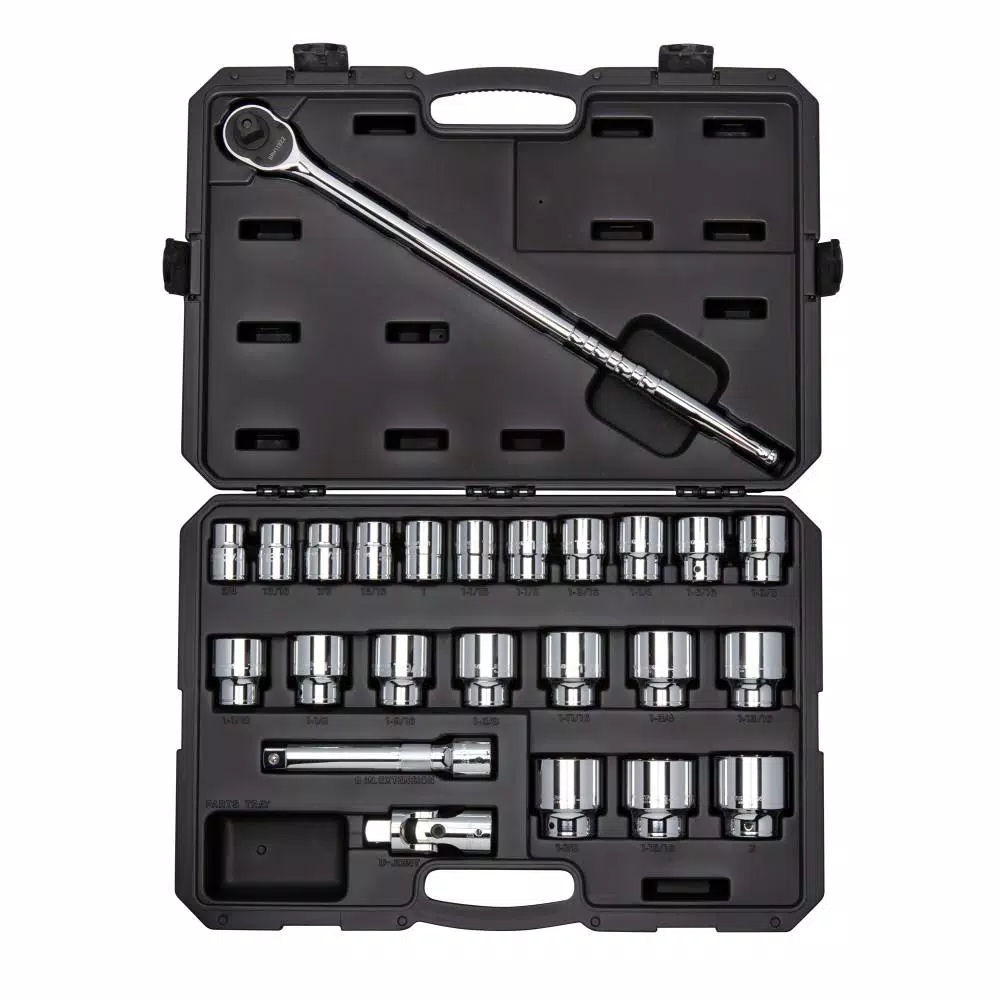 TEKTON 3/4 in. Drive 6-Point Socket and Ratchet Set 3/4 in. to 2 in. (25-Piece) and#8211; XDC Depot - Mycitystee