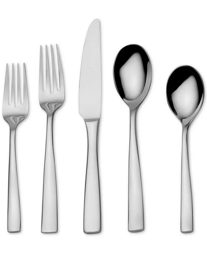 Mikasa Delano Mirror 20-Piece Flatware Set， Service for 4 - Mycitystee