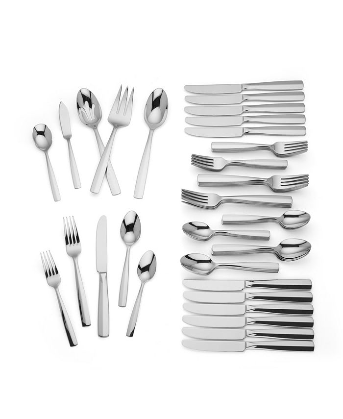 Lenox Lachlen 65-PC Flatware Set， Service for 12 - Mycitystee