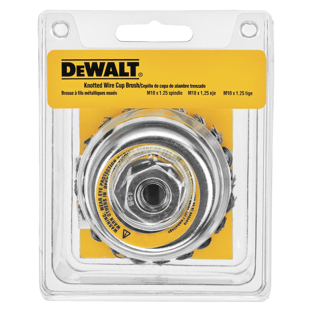 DEWALT 4 In. Knotted Cup Brush DW4916 from DEWALT - Mycitystee