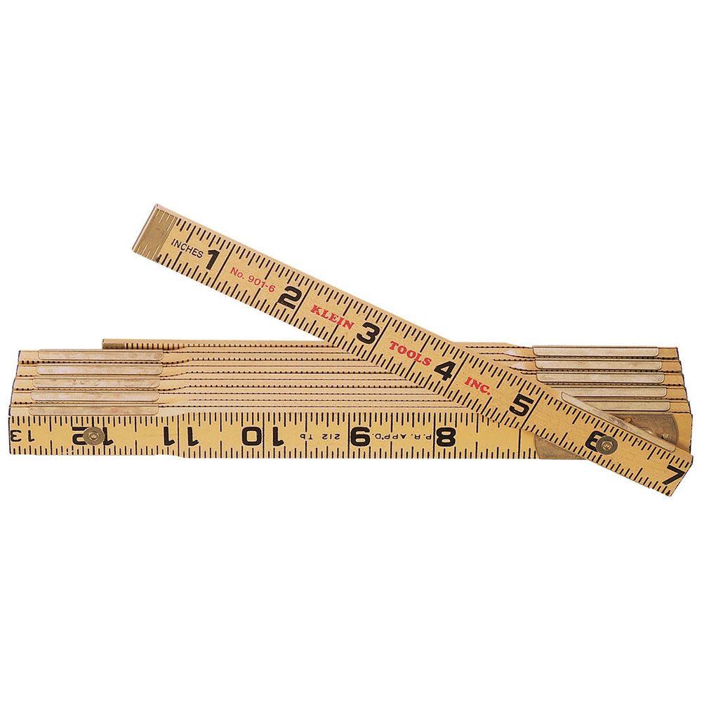 Klein Tools Wood Folding Rule Outside Reading 9016 from Klein Tools - Mycitystee