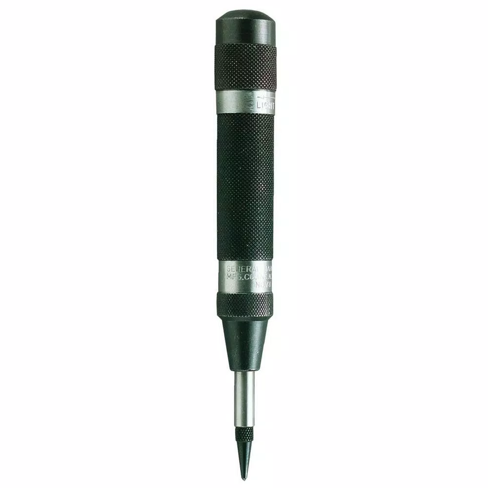 General Tools Adjustable Heavy-Duty Automatic Center Punch with Replaceable Steel Point and#8211; XDC Depot - Mycitystee