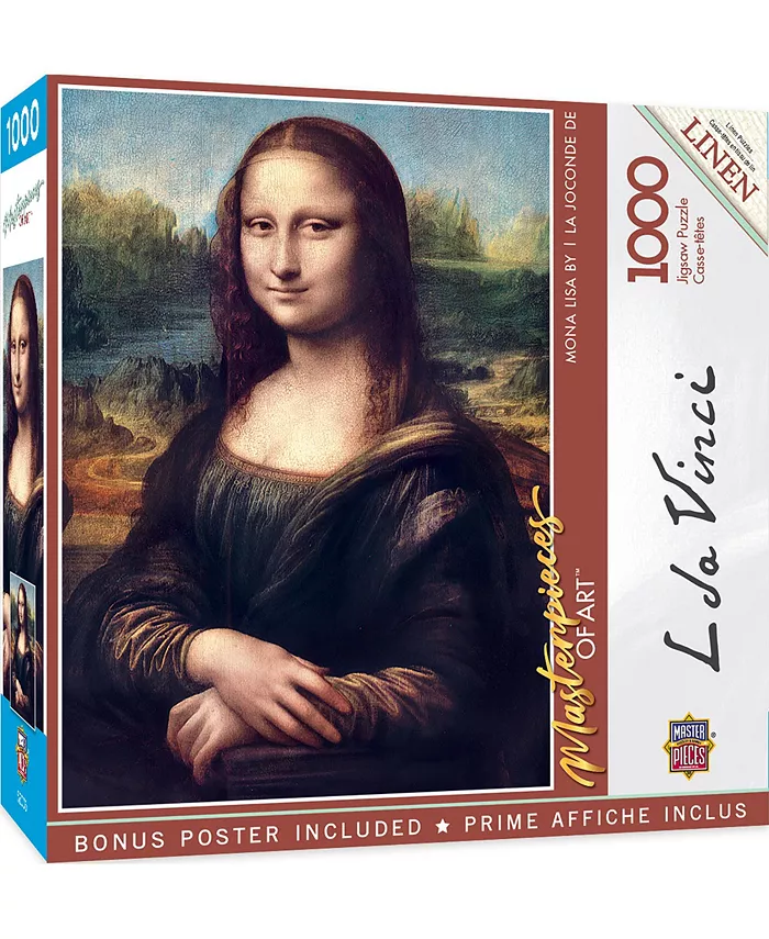 MasterPieces Puzzles MasterPieces 1000 Piece Adult Jigsaw Puzzle - Mona Lisa - Mycitystee