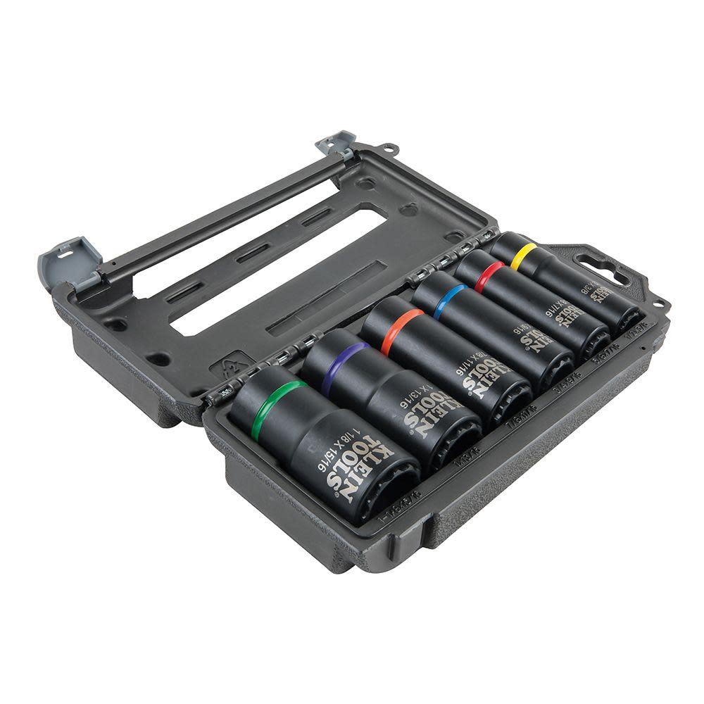 2-In-1 Impact Socket Set， 6-Piece - Mycitystee