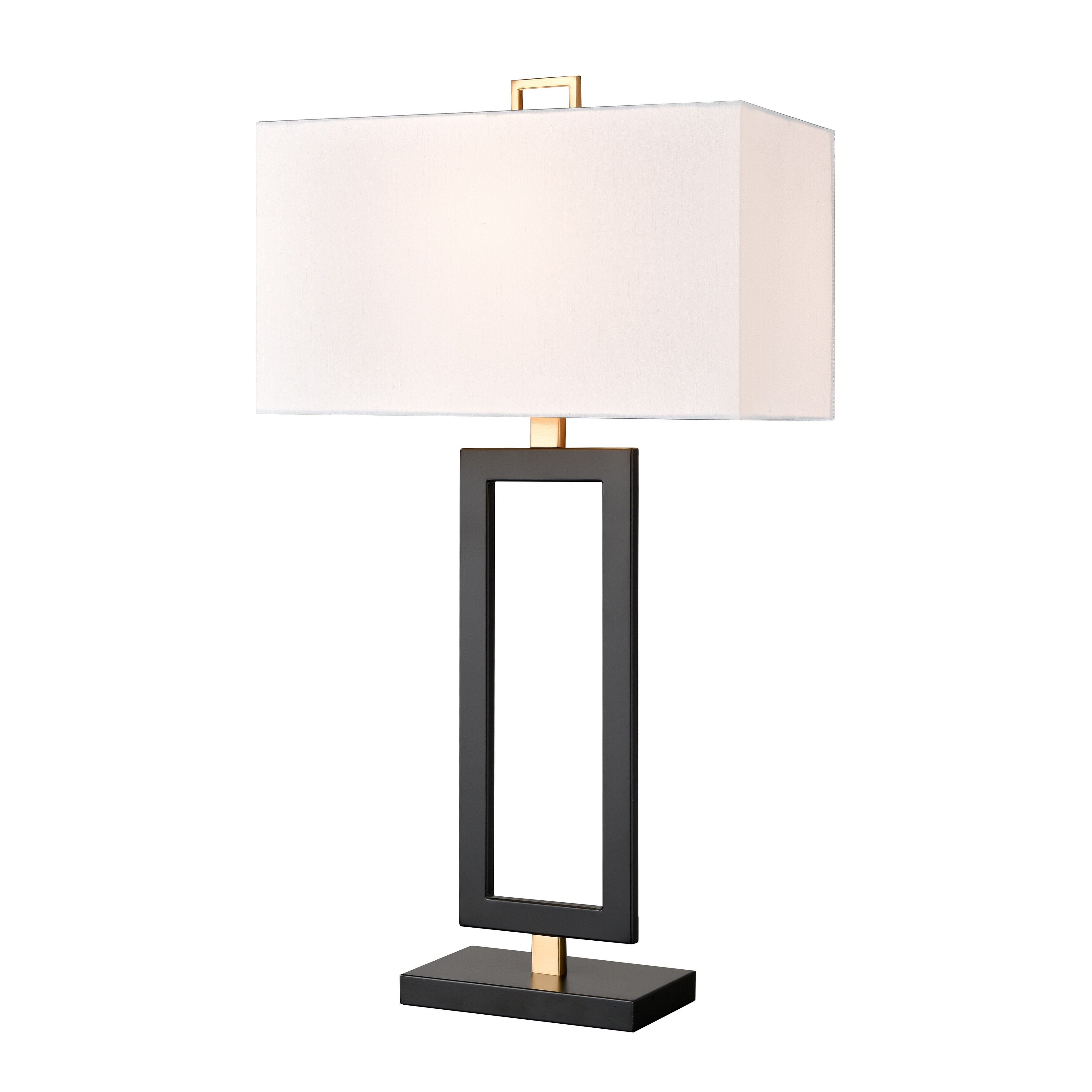 Composure 29'' High 1-Light Desk Lamp - Matte Black - Mycitystee