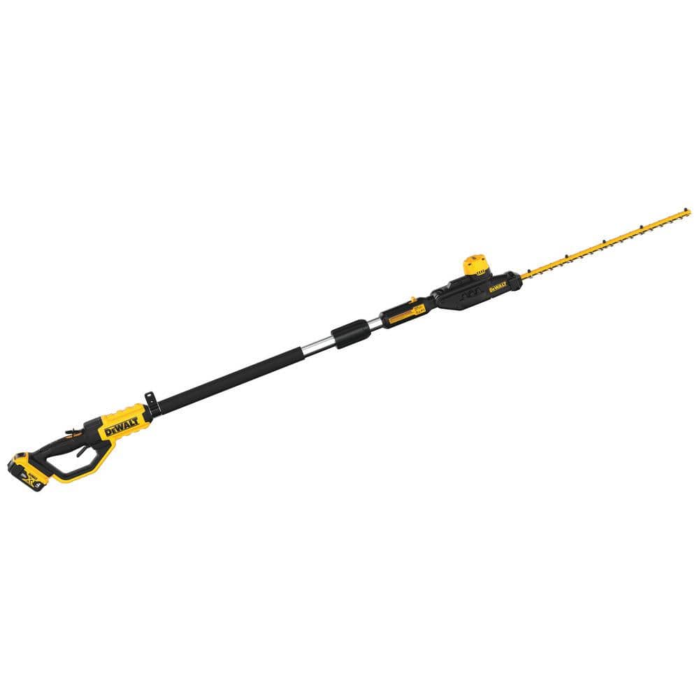 DEWALT 20V MAX Cordless Battery Powered Pole Hedge Trimmer Kit with (1) 4Ah Battery, Charger & Accessories DCPH820M1 - Mycitystee