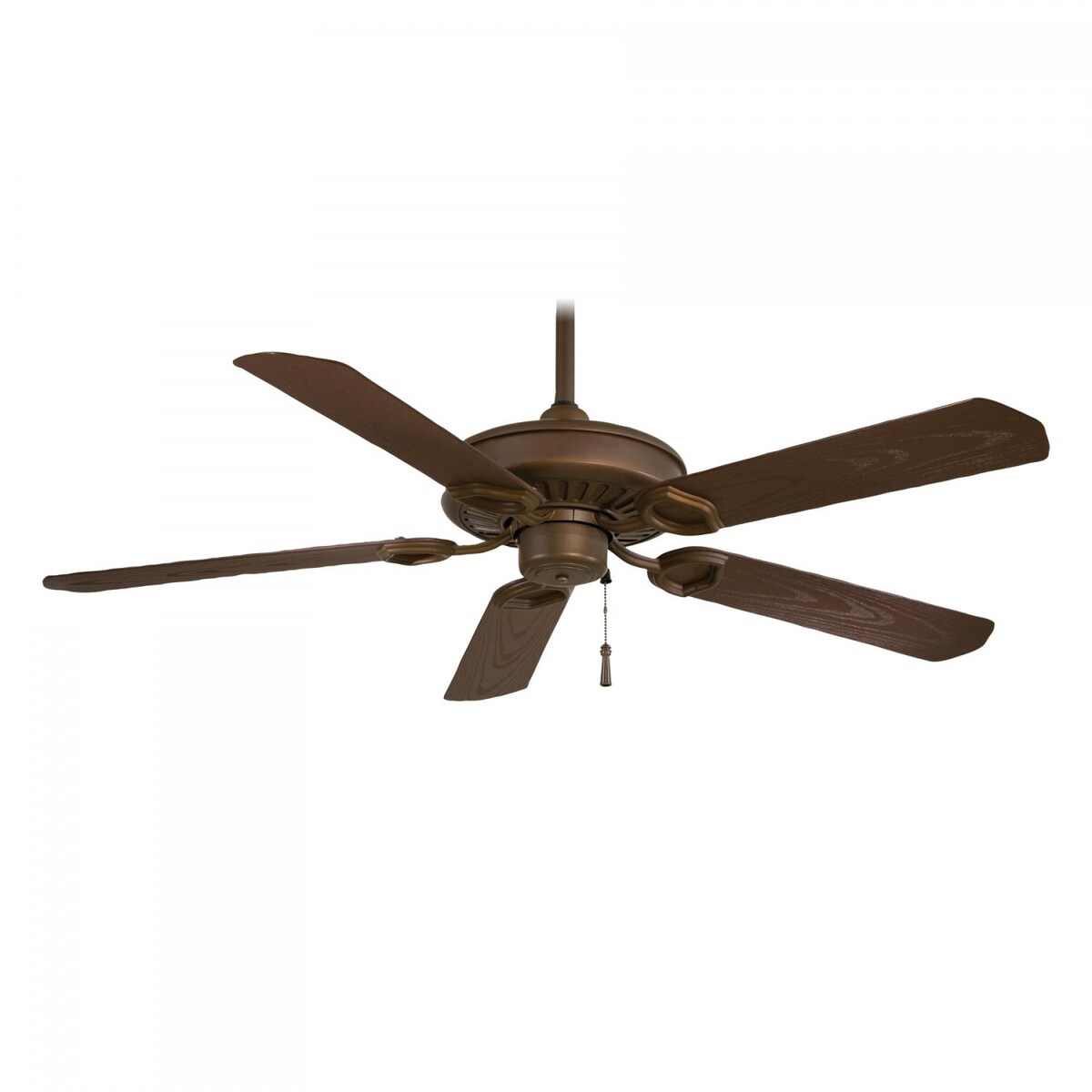 Minka-Aire Sundowner 54-Inch 5-Blade Ceiling Fan in Oil Rubbed Bronze Finish W/ Dark Maple Blades - Mycitystee