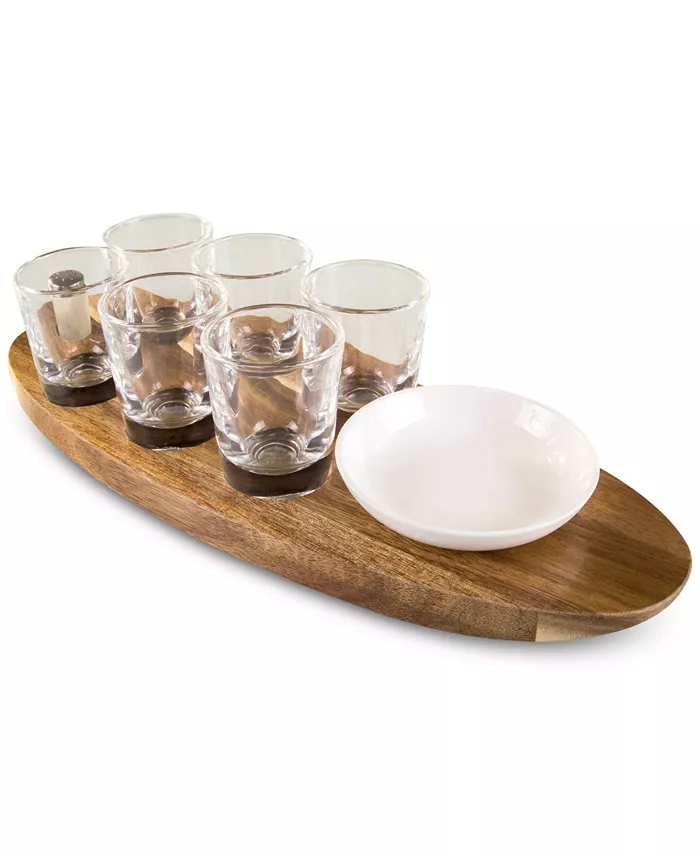 Picnic Time Legacyandreg by Cantinero Shot Glass Serving Tray - Mycitystee